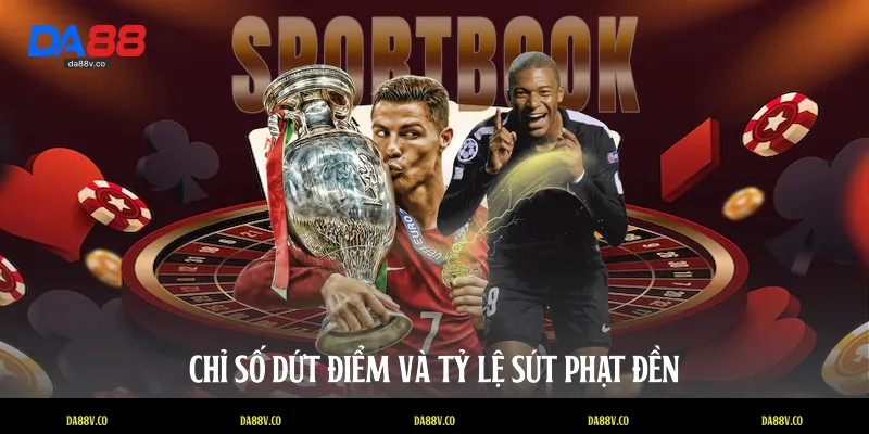 Chỉ số dứt điểm và tỷ lệ sút phạt đền